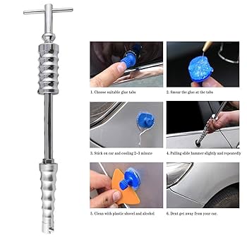 車 デントリペア 工具セット 凹修復　道具セット 凹み直し バキュームリフター Amazon.co.jp: Furuix 車 デントリペア 工具セット 車の凹修復の